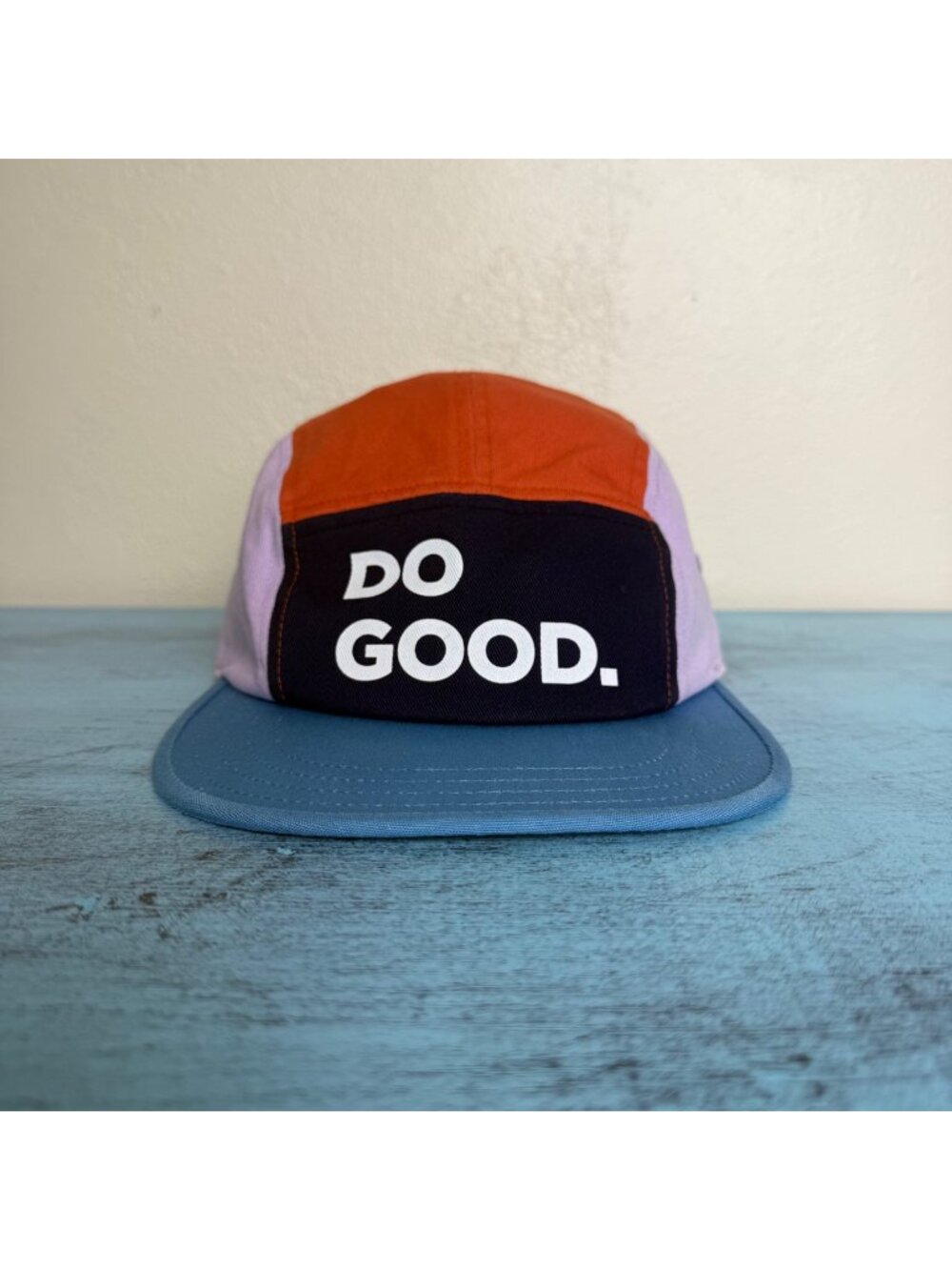 Cotopaxi 'Do Good' 5 Panel Hat Adjustable Strapback Colorblock OS